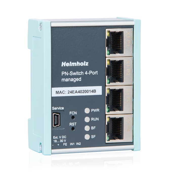 Helmholz  4_port_managed PROFINET switch